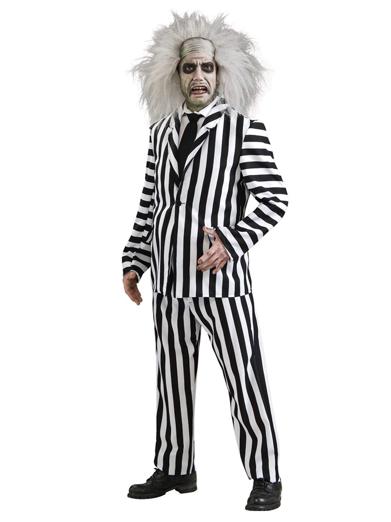 Beetlejuice Deluxe Costume for Adults, Men's XL